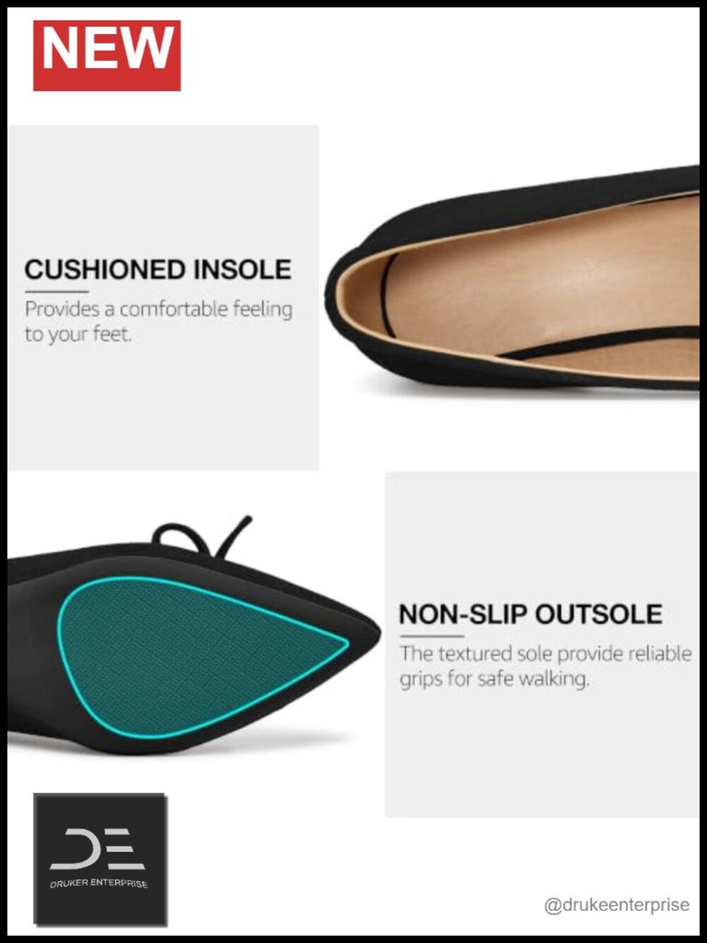 Chunky Block Pumps with Cushioned Insole & Non-Slip Heel for Office Wear - Picture 4 of 5